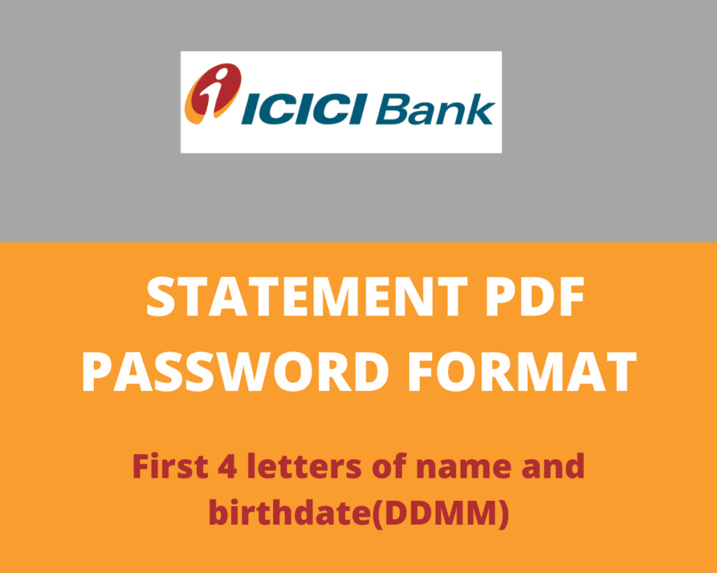 how-to-open-icici-bank-statement-pdf-file-password