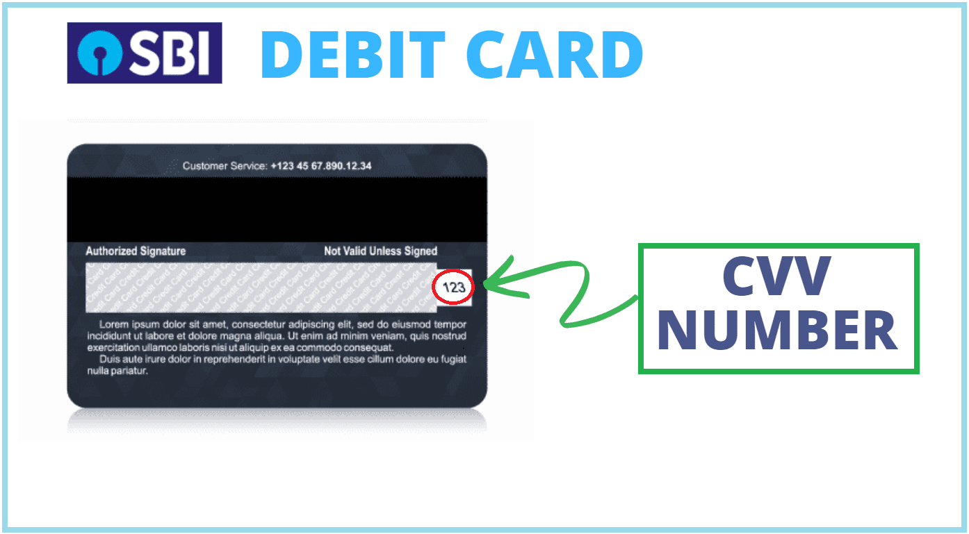 How To Know CVV Number On SBI Debit Card